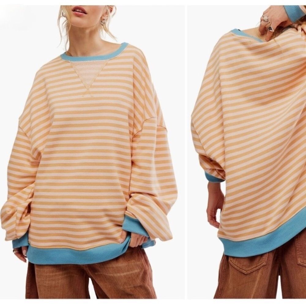 Free People S Classic Striped Oversized Crewneck
Shop All We The Free
